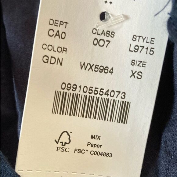 J. Crew Navy Peplum Top XS NWT - Picture 4 of 6